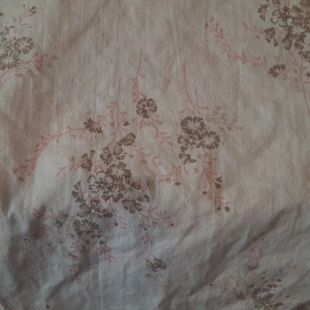 Vintage Handmade Duvet & Sham set European Floral